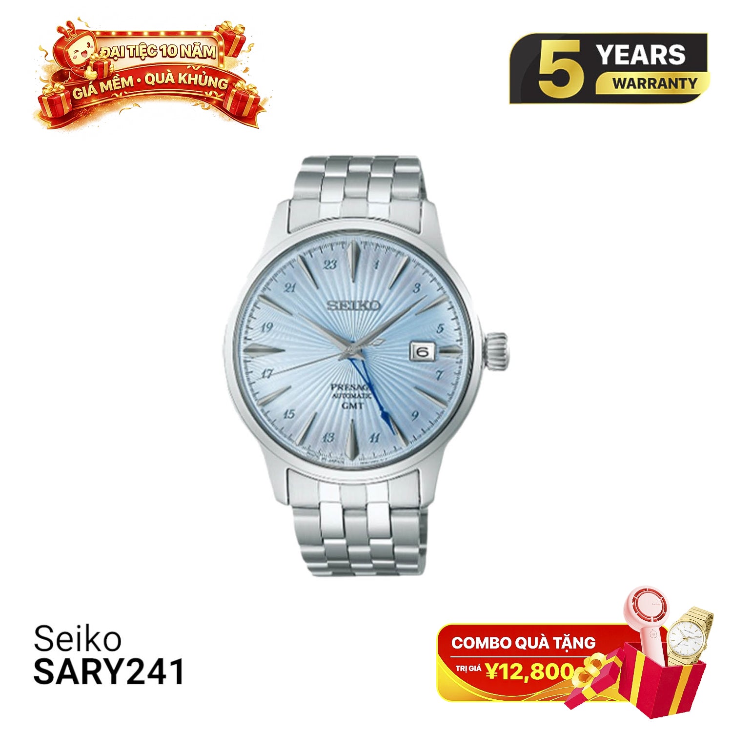 Jam Tangan Mekanik Seiko Presage Cocktail Time SARY241 