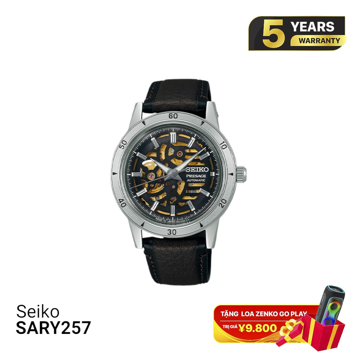 Jam Tangan Mekanik Seiko Pressage Style 60s SARY257 - Menerima Pesanan 