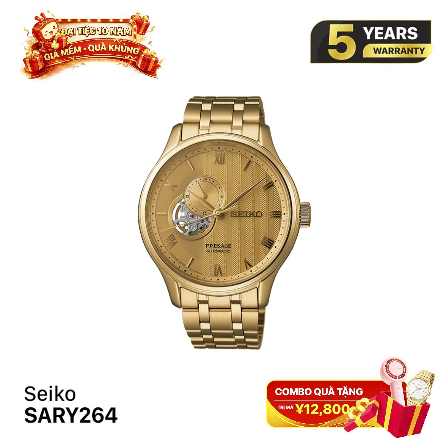 Jam Tangan Mekanik Seiko Presage Japanese Garden SARY264 - Menerima Pesanan 