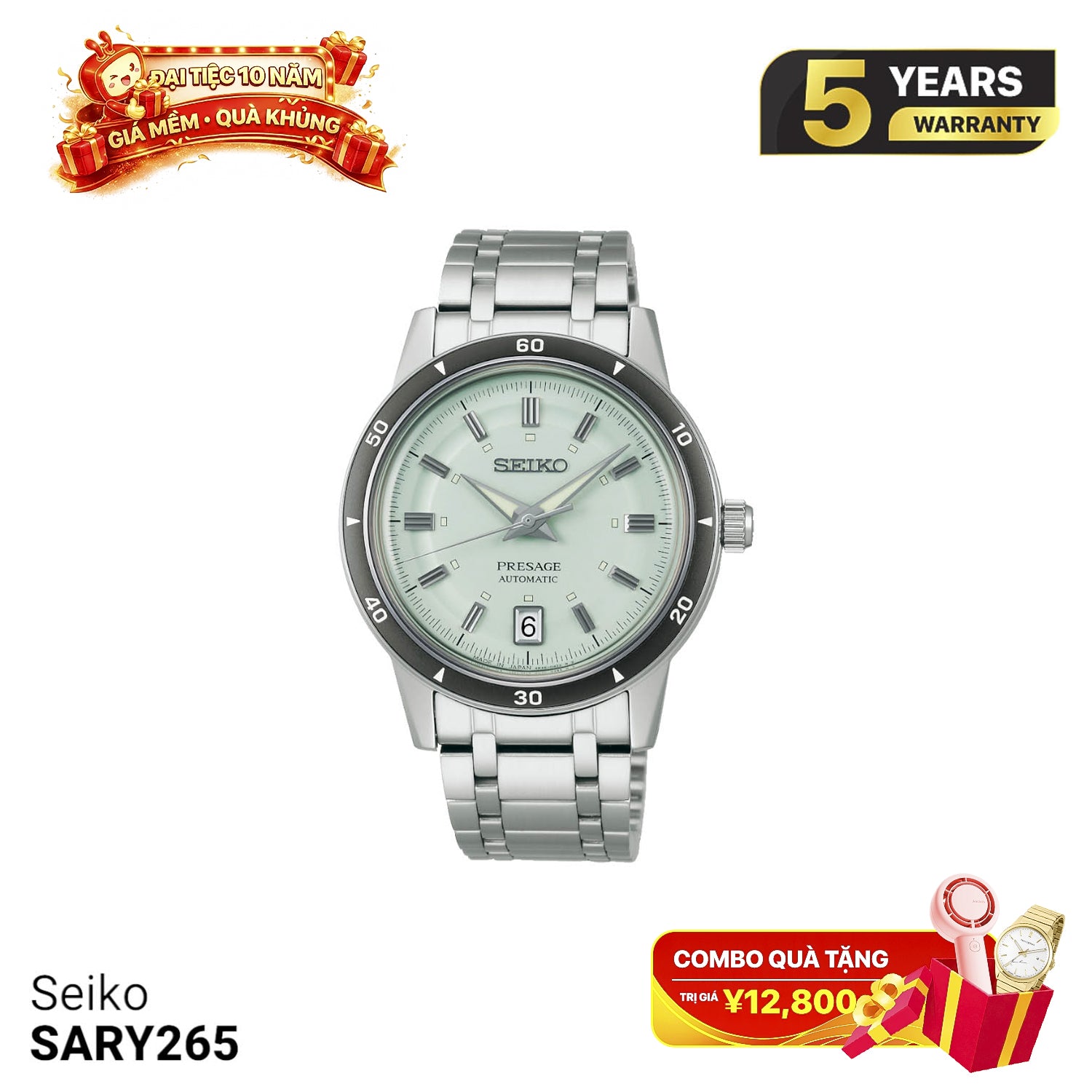 Jam Tangan Mekanik Seiko Pressage Style 60s SARY265 - Menerima Pesanan 