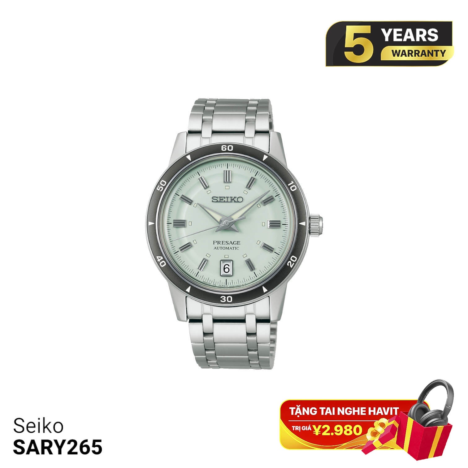 Jam Tangan Mekanik Seiko Pressage Style 60s SARY265 - Menerima Pesanan 