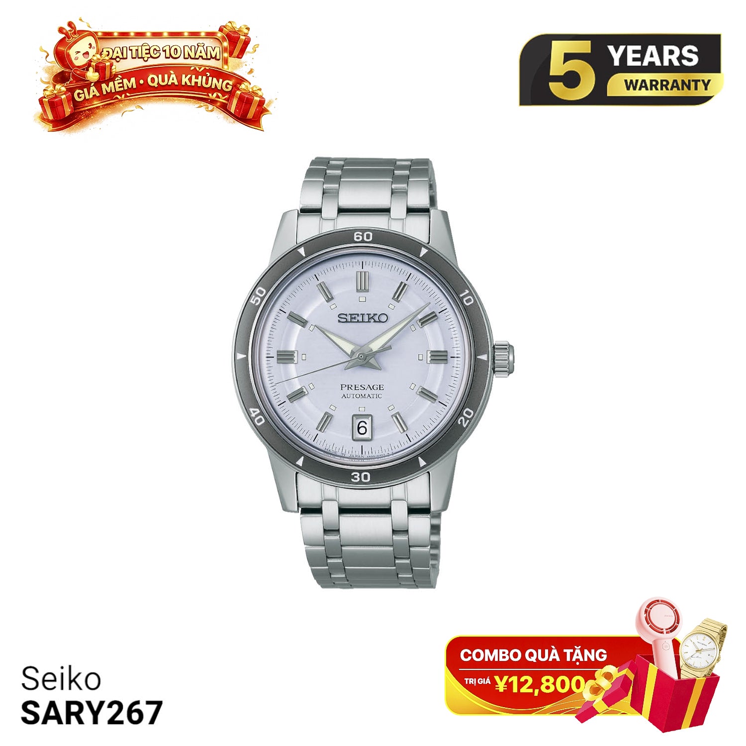 Jam Tangan Mekanik Seiko Pressage Style 60s SARY267 - Menerima Pesanan 