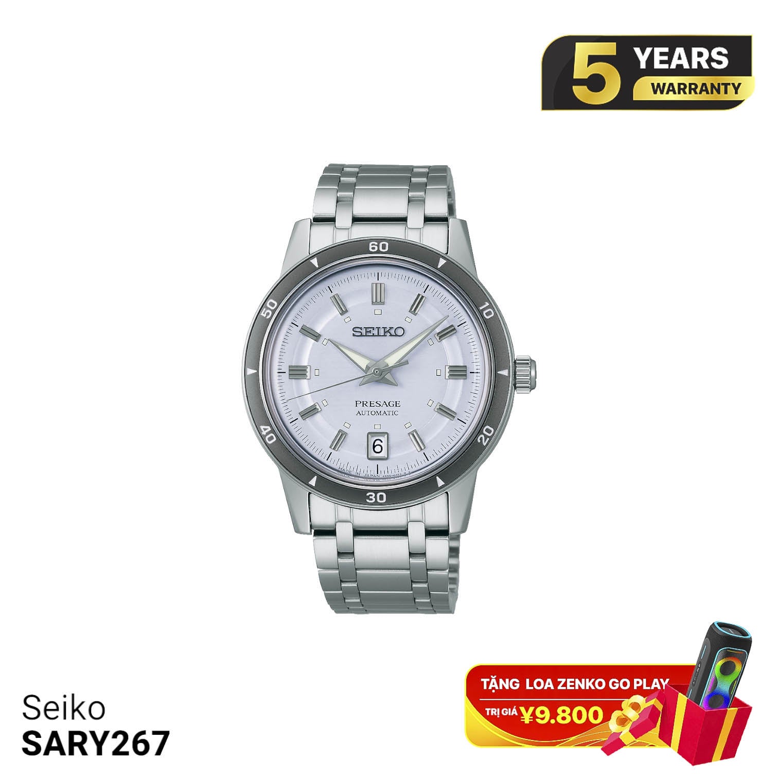 Jam Tangan Mekanik Seiko Pressage Style 60s SARY267 - Menerima Pesanan 
