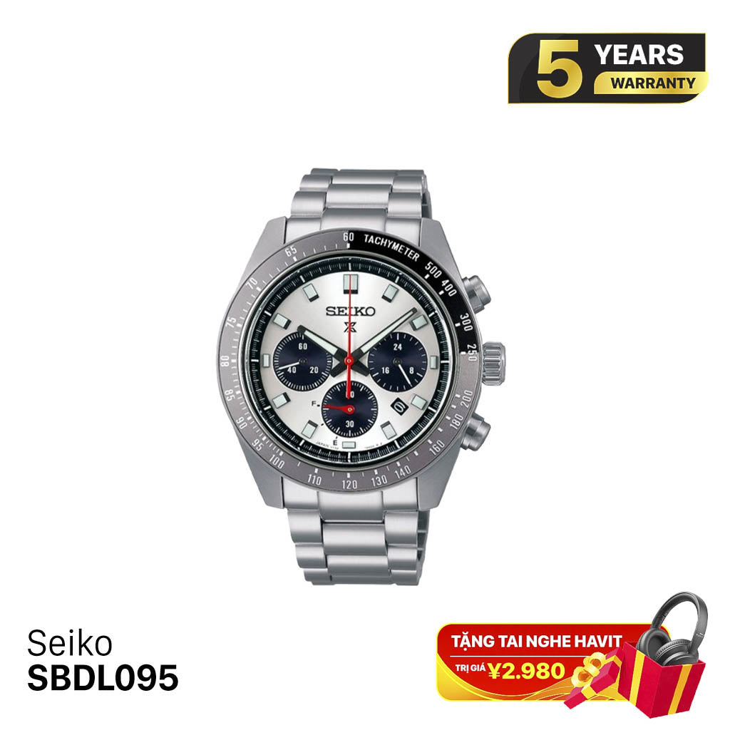 Jam tangan bertenaga surya Seiko Prospex Speedtimer SBDL095 