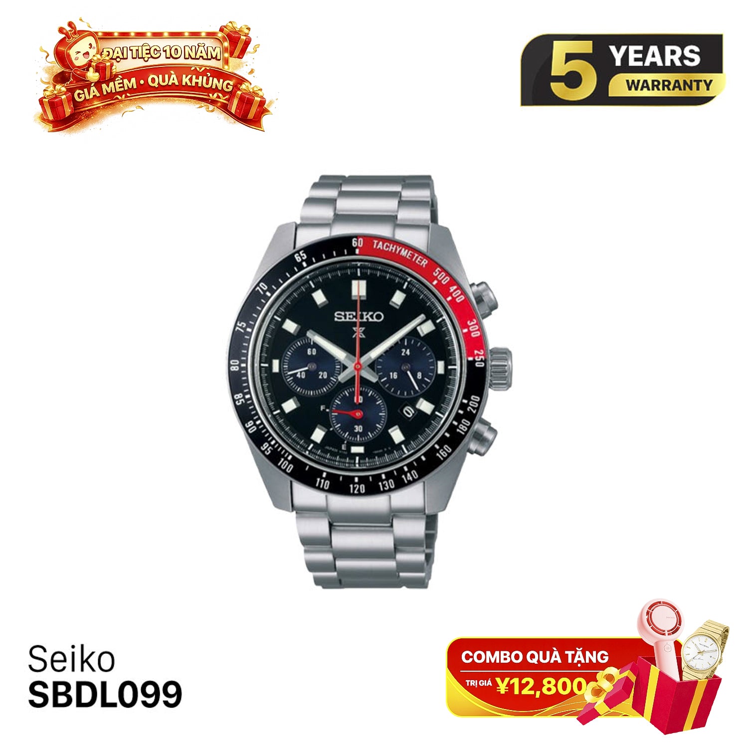 Jam Tangan Bertenaga Surya Seiko Prospex Speedtimer SBDL099 - Menerima Pesanan 