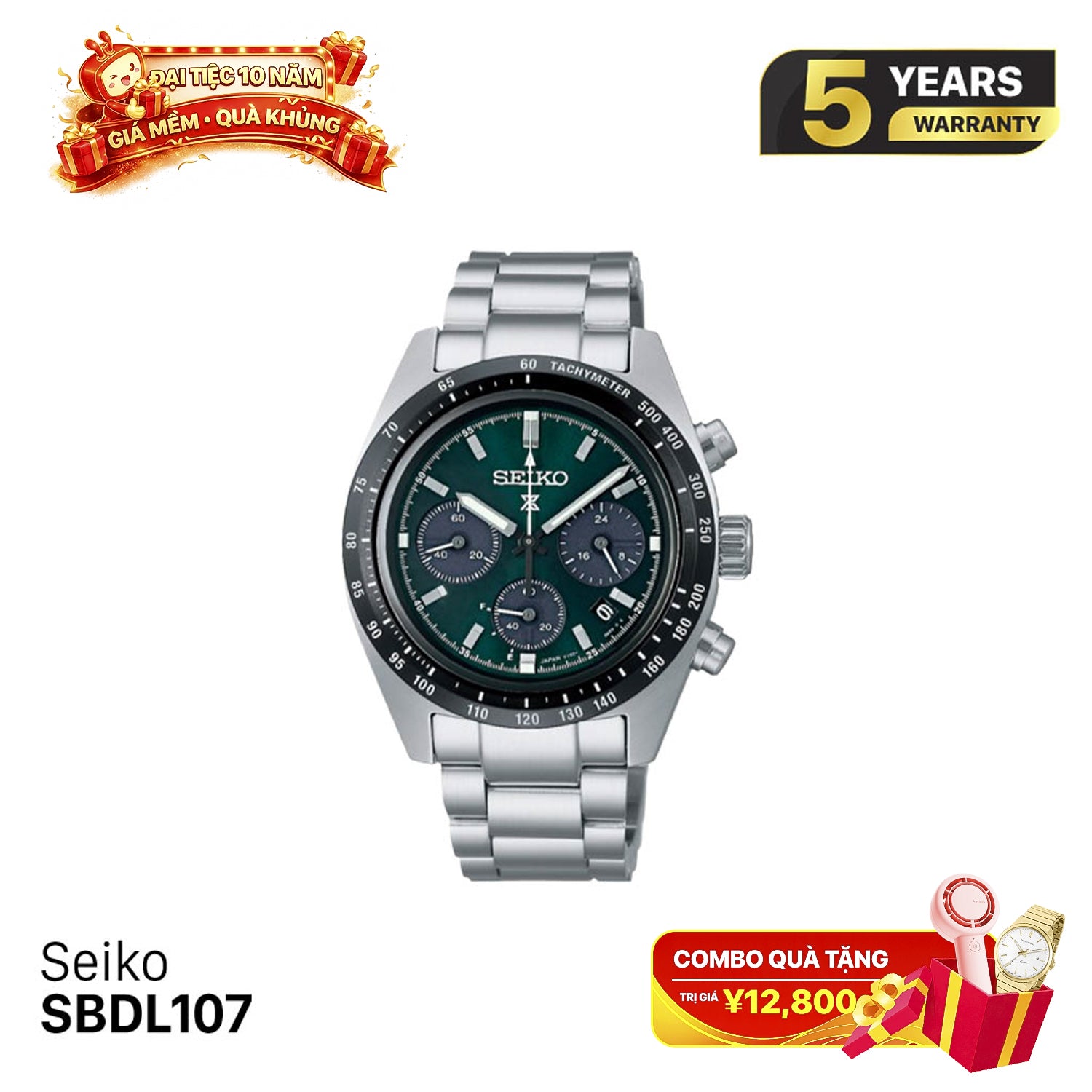 Jam Tangan Seiko Prospex Speedtimer SBDL107 Bertenaga Surya - Menerima Pesanan 