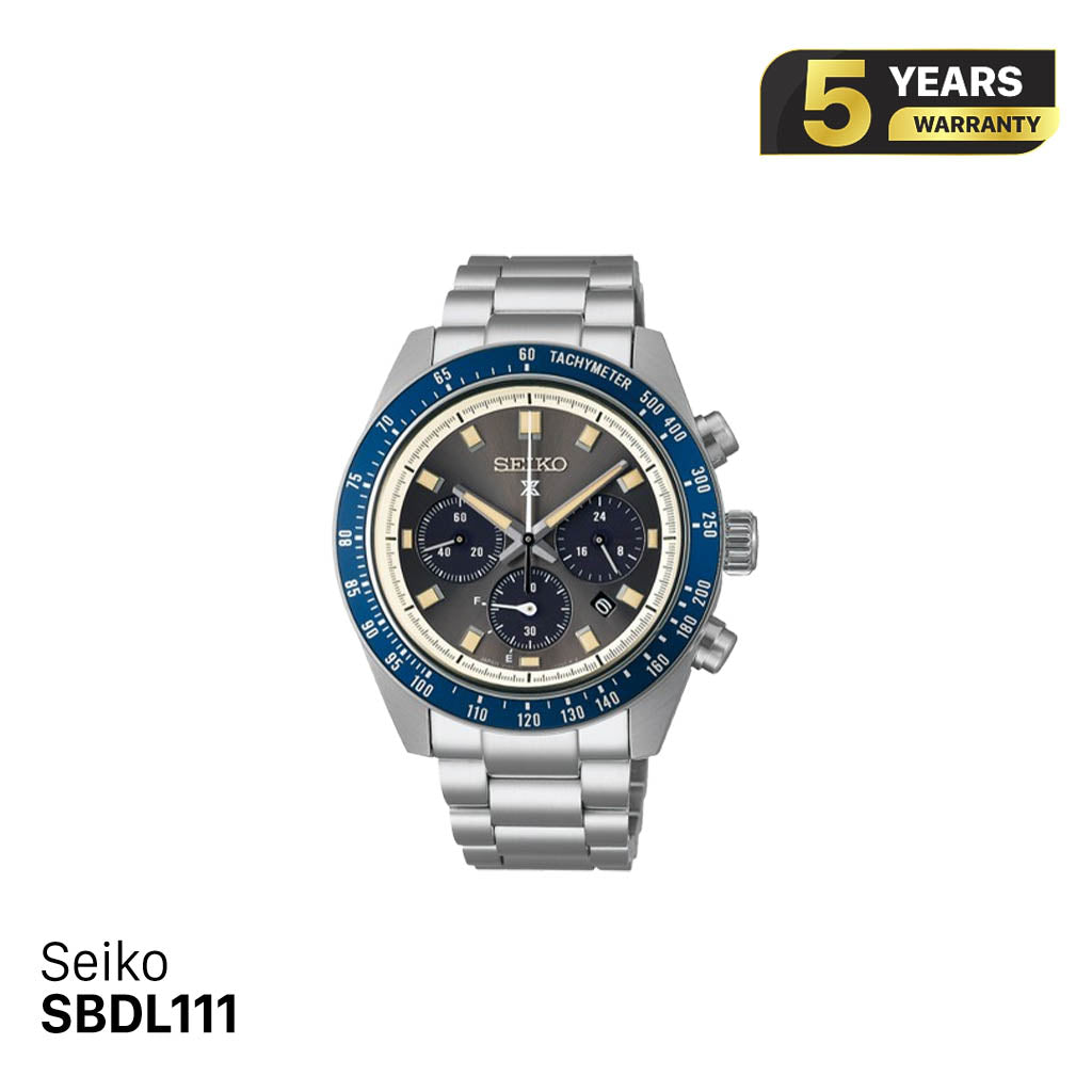 Jam tangan bertenaga surya Seiko Prospex Speedtimer SBDL111 