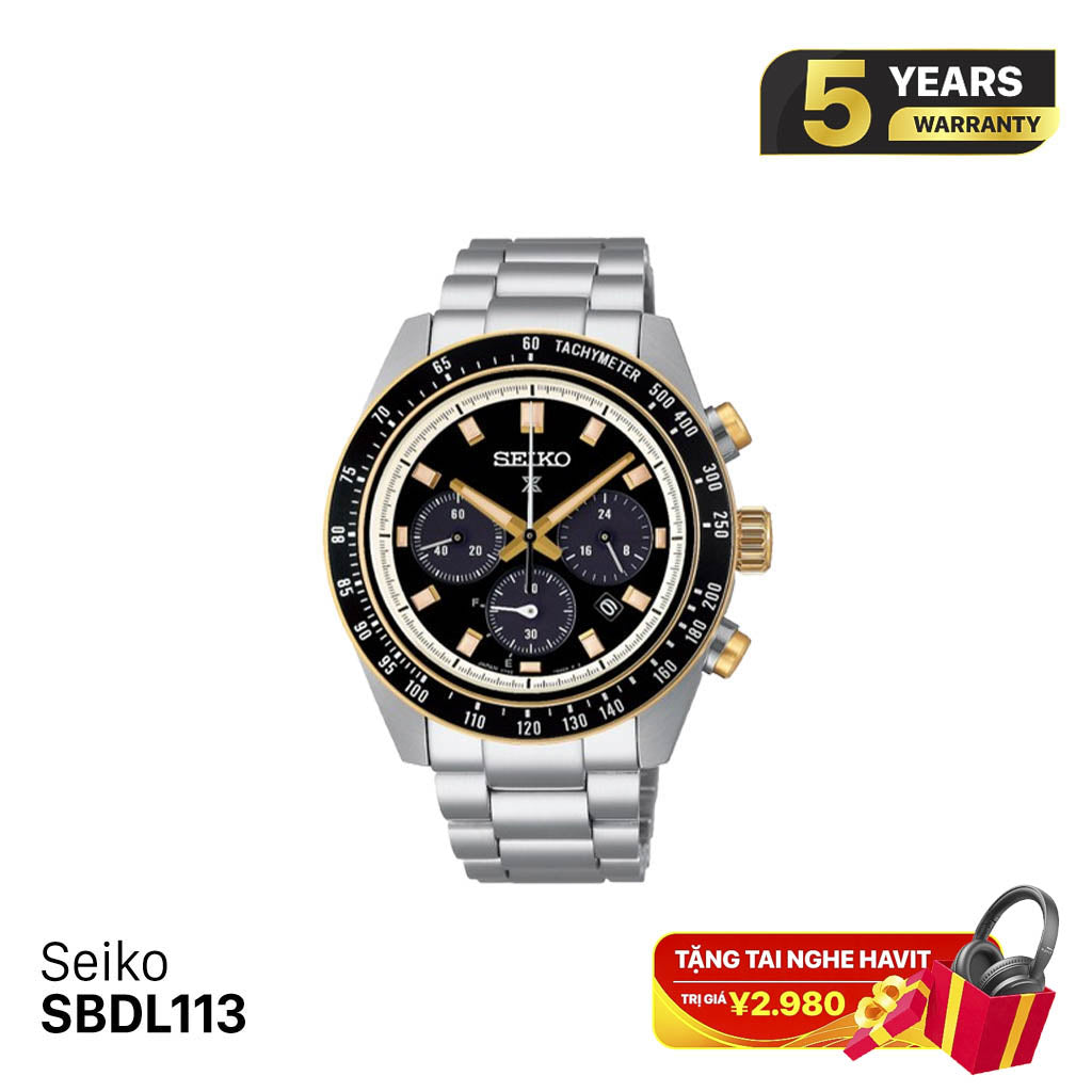 Jam Tangan Seiko Prospex Speedtimer SBDL113 Bertenaga Surya - Menerima Pesanan 