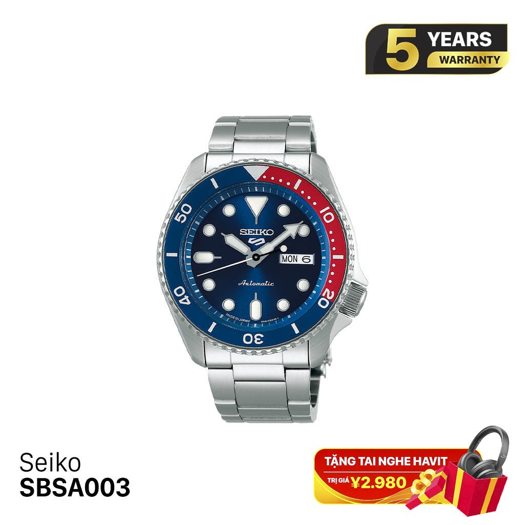 Jam tangan mekanik Seiko 5 Sport SKX series SBSA003 - Menerima pesanan 