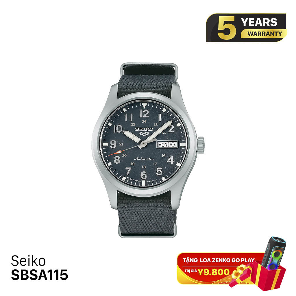 Jam tangan mekanik Seiko 5 Field series SBSA115 - Menerima pesanan 