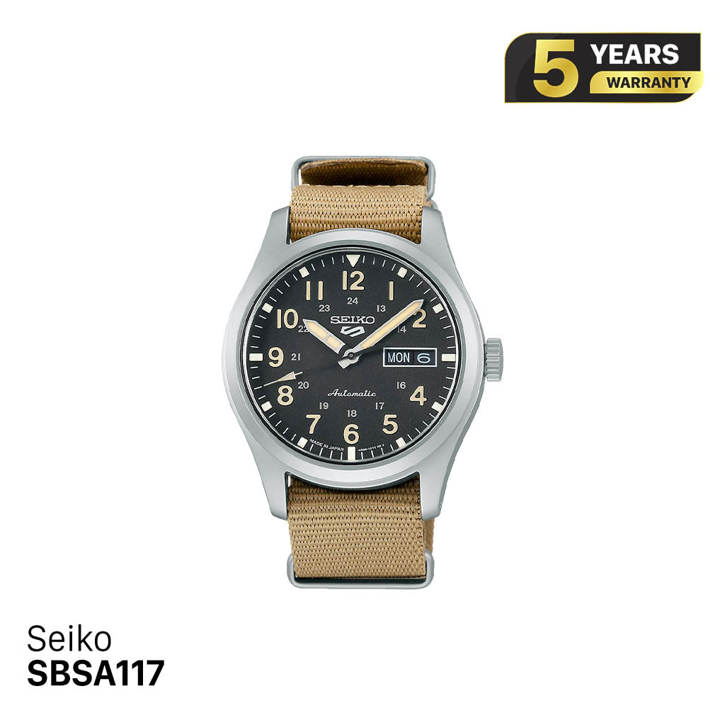 Jam tangan mekanik Seiko 5 Field series SBSA117 - Menerima pesanan 