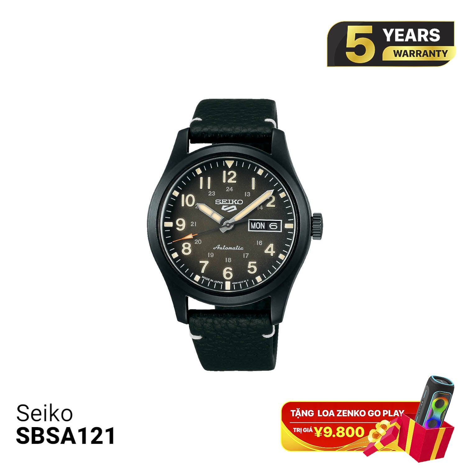 Jam tangan mekanik Seiko 5 Field series SBSA121 