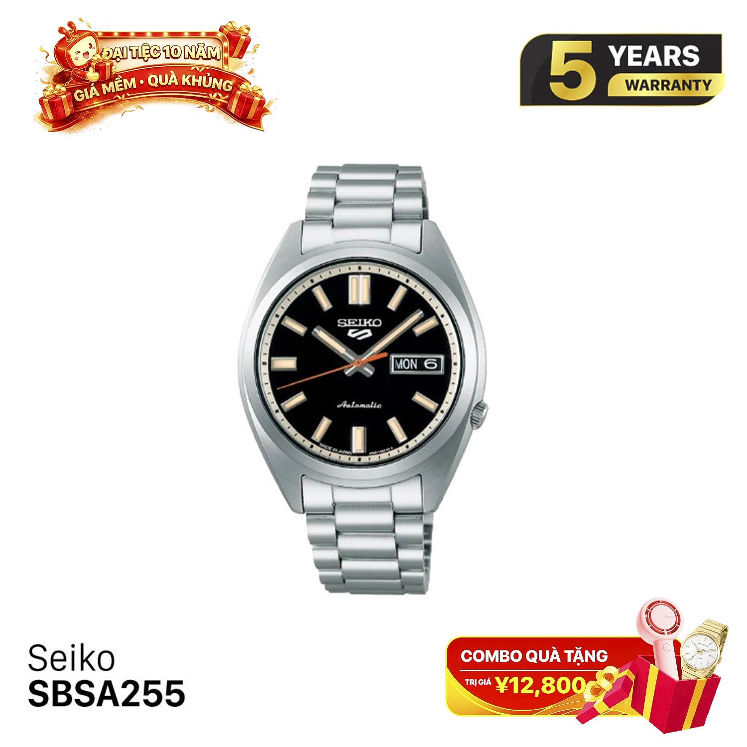 Jam tangan mekanik Seiko 5 Sport seri SNXS SBSA255 