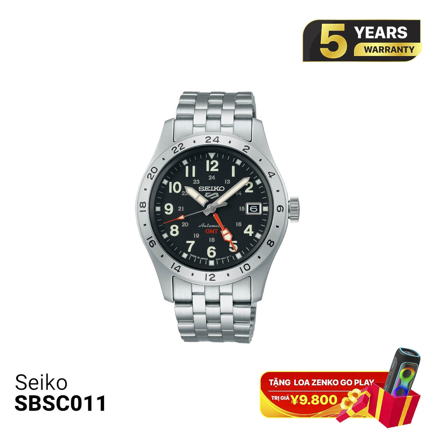 Jam tangan mekanik Seiko 5 Field series SBSC011 - Menerima pesanan 