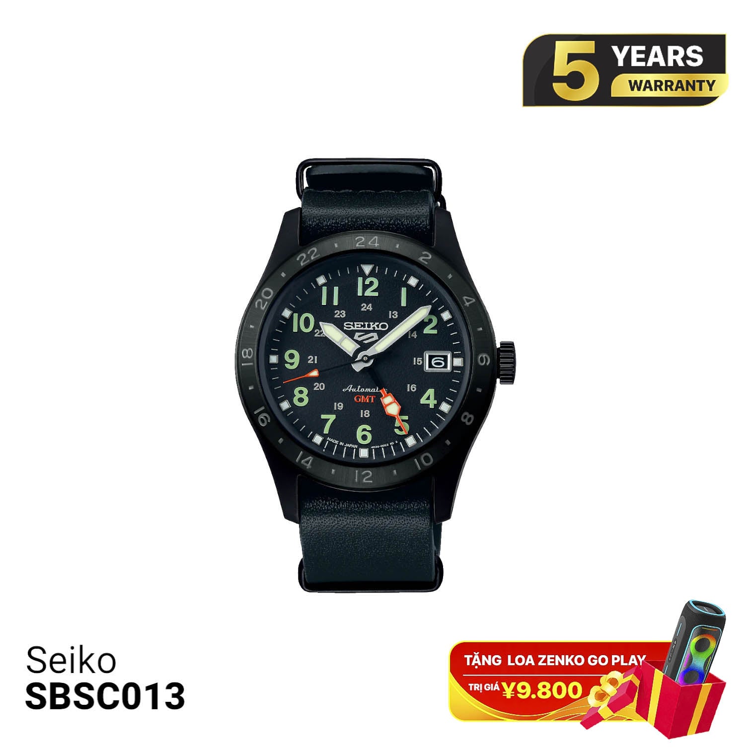 Jam tangan mekanik Seiko 5 Field series SBSC013 - Menerima pesanan 