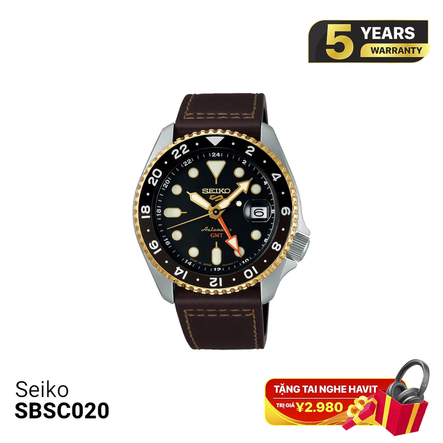 Jam tangan mekanik Seiko 5 Sport SKX series SBSC020 - Menerima pesanan 