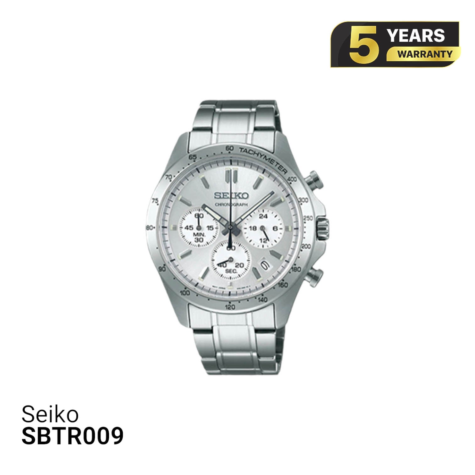 Jam Tangan Seiko Chronograph SBTR009 Bertenaga Baterai - Menerima Pesanan 