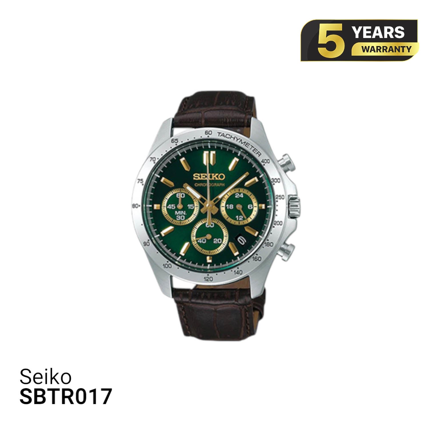 Jam Tangan Seiko Chronograph SBTR017 Bertenaga Baterai - Menerima Pesanan 