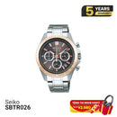 Jam Tangan Seiko Chronograph SBTR026 Bertenaga Baterai - Menerima Pesanan 