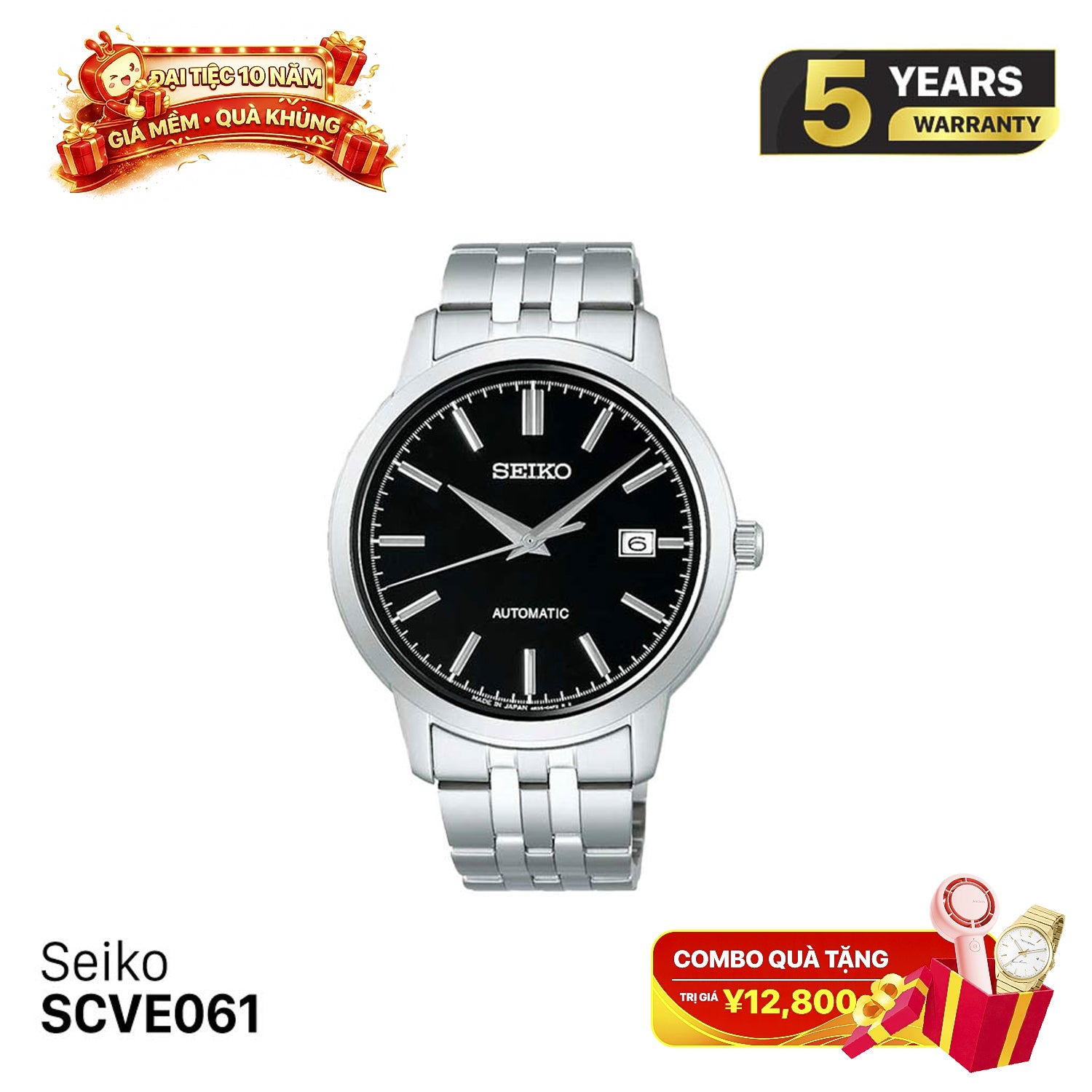 Jam Tangan Mekanik Seiko Classic SCVE061 