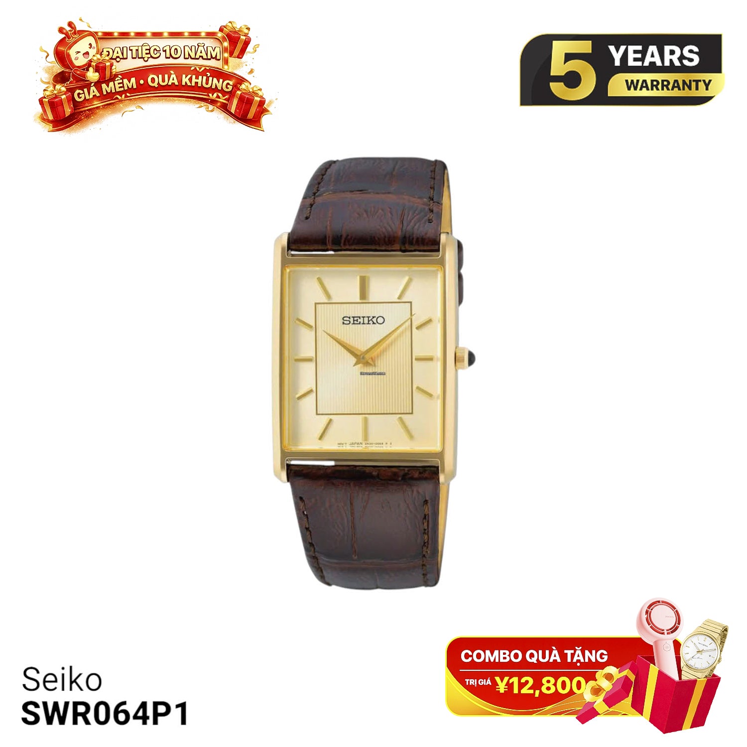 Jam Tangan Pasangan Seiko Essentials SWR064P1 - SWR066P1 