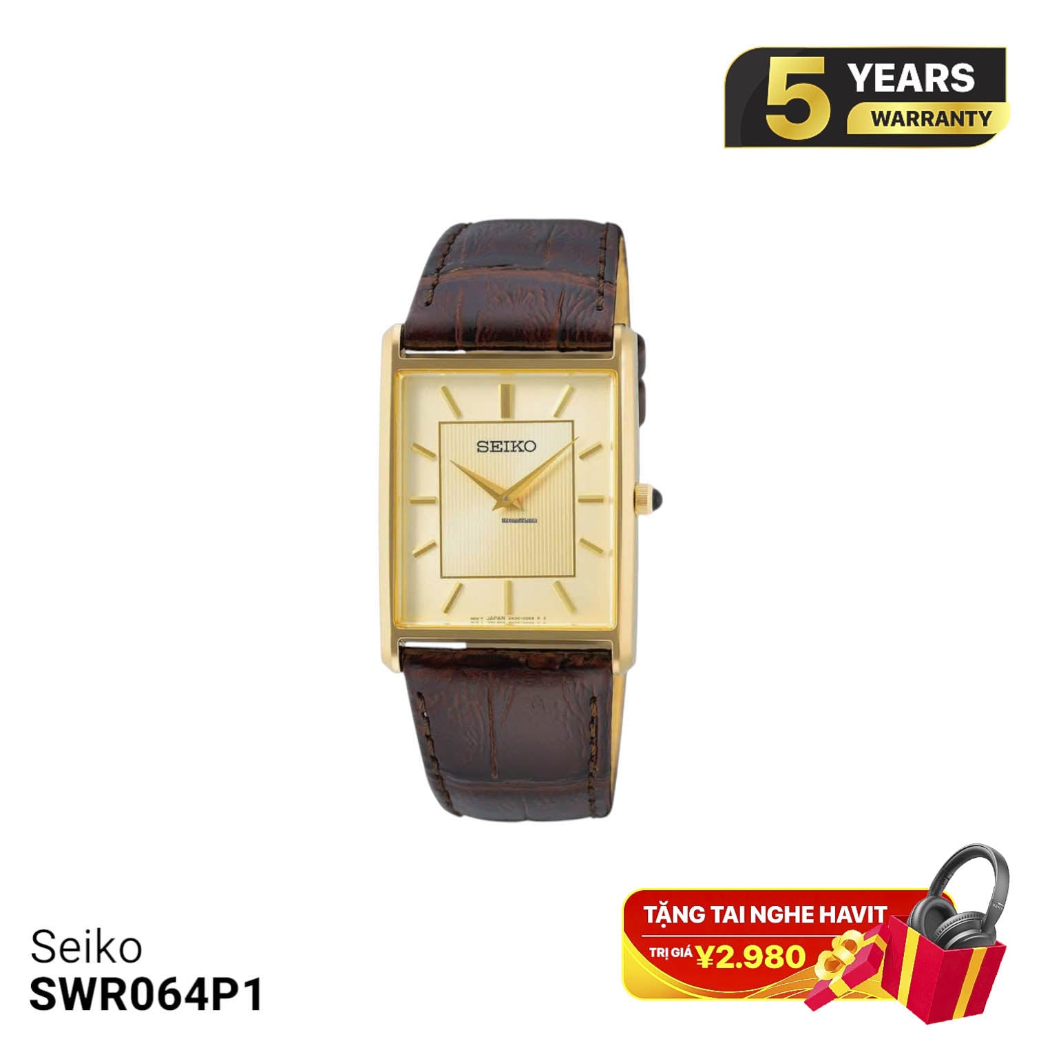 Jam Tangan Pasangan Seiko Essentials SWR064P1 - SWR066P1 