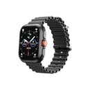 Apple Watch Series 11 GPS 46mm Kotak Asli Casing Aluminium Space Gray / Tali Olahraga Neon Kuning 
