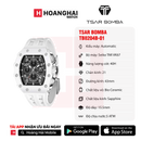 Jam Tangan Tsar Bomba Ceramic TB8204B Bertenaga Baterai 