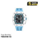 Jam Tangan Tsar Bomba Ceramic TB8204B Bertenaga Baterai 