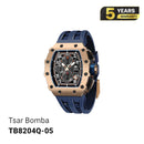 Jam Tangan Tsar Bomba Stainless Steel TB8204Q Bertenaga Baterai 