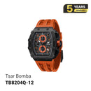 Jam Tangan Tsar Bomba Stainless Steel TB8204Q Bertenaga Baterai 