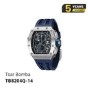 Jam Tangan Tsar Bomba Stainless Steel TB8204Q Bertenaga Baterai 