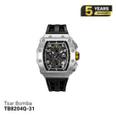 Jam Tangan Tsar Bomba Stainless Steel TB8204Q Bertenaga Baterai 