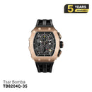 Jam Tangan Tsar Bomba Stainless Steel TB8204Q Bertenaga Baterai 