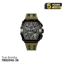 Jam Tangan Tsar Bomba Stainless Steel TB8204Q Bertenaga Baterai 