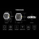 Jam Tangan Tsar Bomba Stainless Steel TB8204Q Bertenaga Baterai 