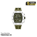 Jam Tangan Bertenaga Baterai Tsar Bomba Ceramic TB8204QA 