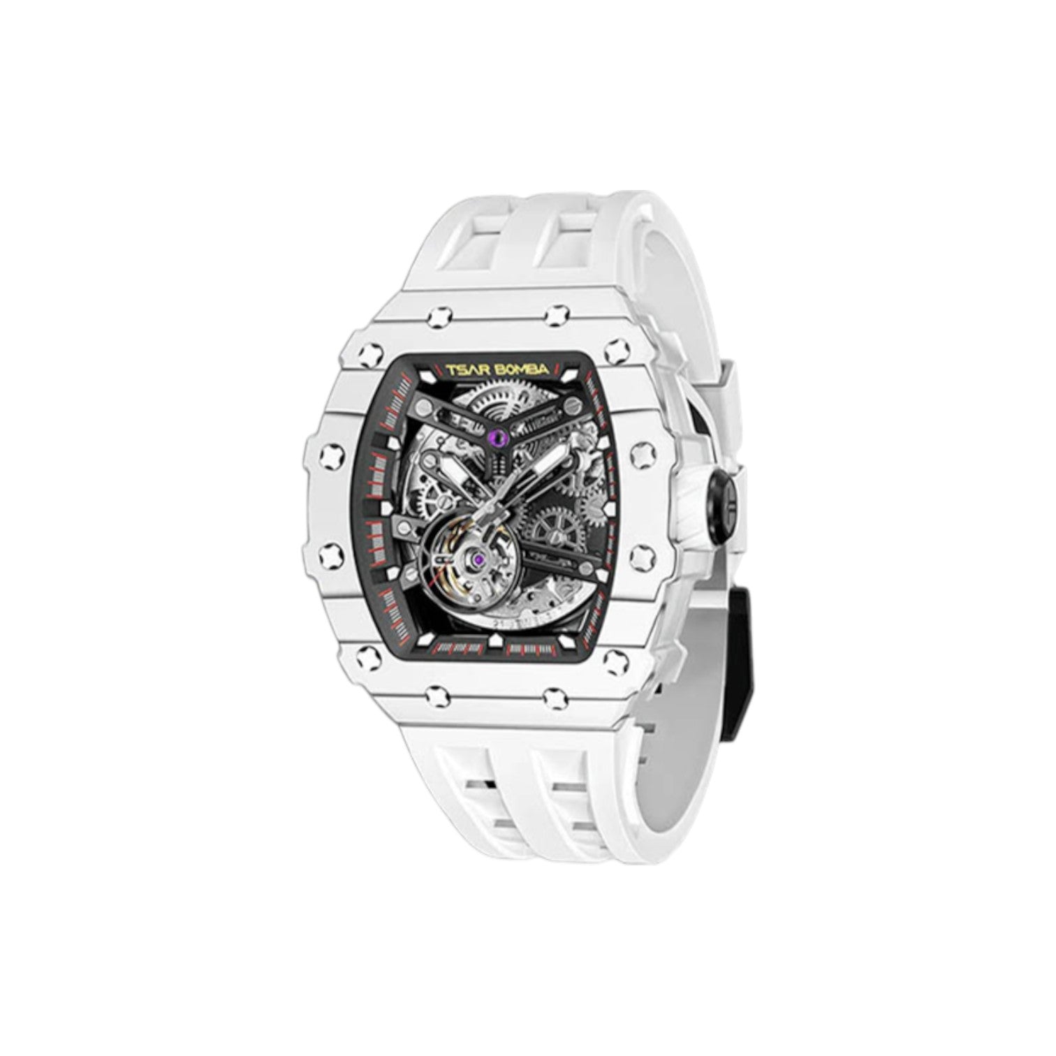 Jam Tangan Mekanik Tsar Bomba Carbon TB8208CF 