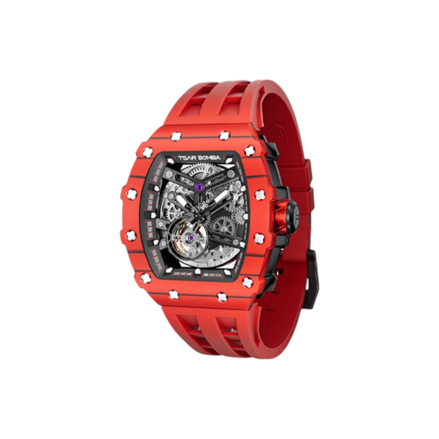 Jam Tangan Mekanik Tsar Bomba Carbon TB8208CF 