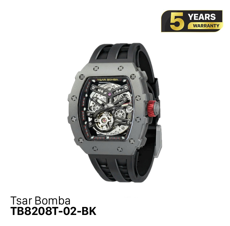 Jam Tangan Mekanik Tsar Bomba Titanium TB8208T 