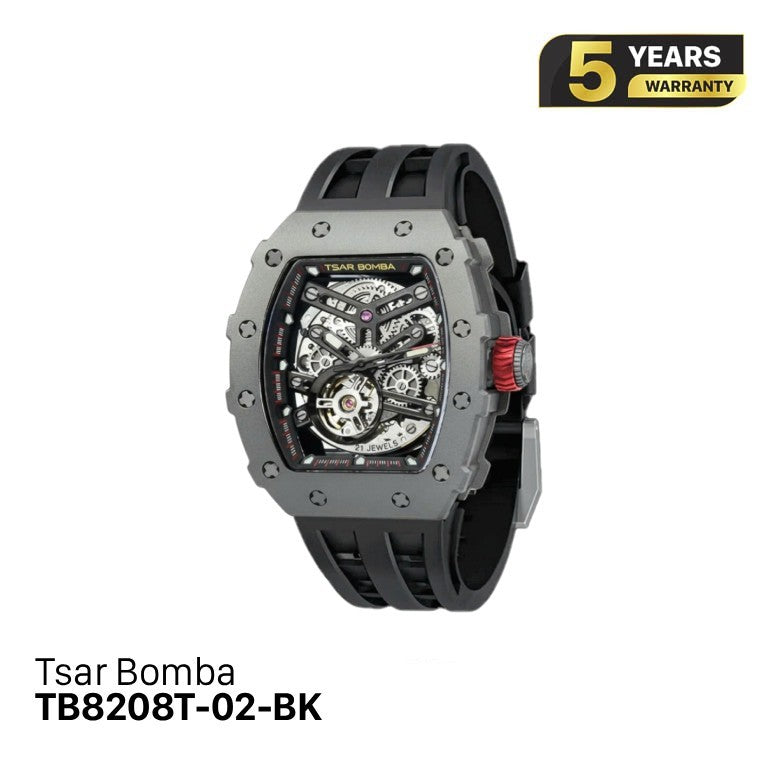 Jam Tangan Mekanik Tsar Bomba Titanium TB8208T 
