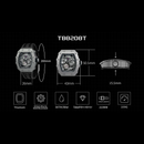 Jam Tangan Mekanik Tsar Bomba Titanium TB8208T 