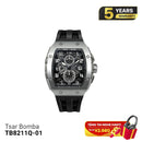 Jam Tangan Tsar Bomba Stainless Steel TB8211Q Bertenaga Baterai 