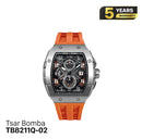 Jam Tangan Tsar Bomba Stainless Steel TB8211Q Bertenaga Baterai 