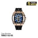 Jam Tangan Tsar Bomba Stainless Steel TB8211Q Bertenaga Baterai 
