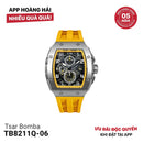Jam Tangan Tsar Bomba Stainless Steel TB8211Q Bertenaga Baterai 