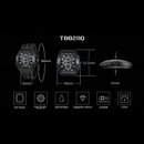 Jam Tangan Tsar Bomba Stainless Steel TB8211Q Bertenaga Baterai 