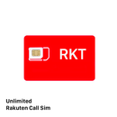 Kartu SIM Rakuten dengan data tak terbatas untuk panggilan dan SMS, harga 3.300¥.