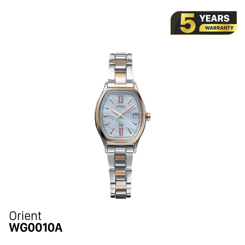 Jam Tangan Wanita Bertenaga Surya Orient iO Natural & Plain RN-WG0010A 