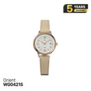 Jam Tangan Wanita Bertenaga Surya Orient iO Natural & Plain RN-WG0421S 